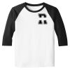 Raglan 3/4 Roundneck Shirt (White Body) Thumbnail