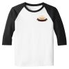 Raglan 3/4 Roundneck Shirt (White Body) Thumbnail