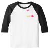 Raglan 3/4 Roundneck Shirt (White Body) Thumbnail