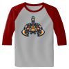 Raglan 3/4 Roundneck Shirt (Gray Body) Thumbnail